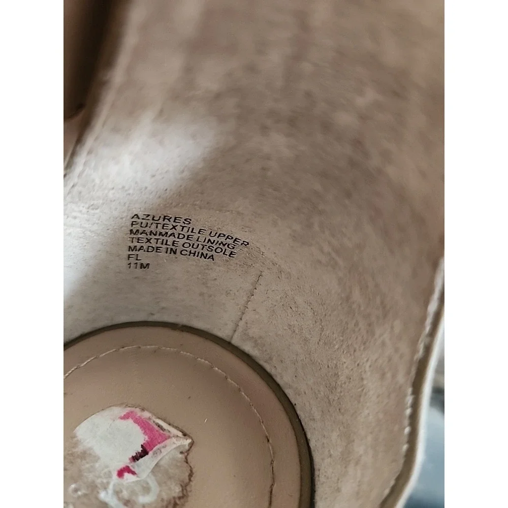 Charles by Charles‎ David Women's Azures Espadrille Wedge Sandals Sz 11M, Beige